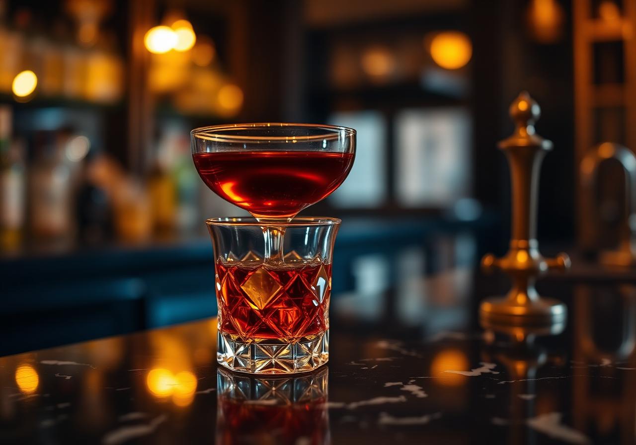 Cocktail in eleganter Atmosphäre